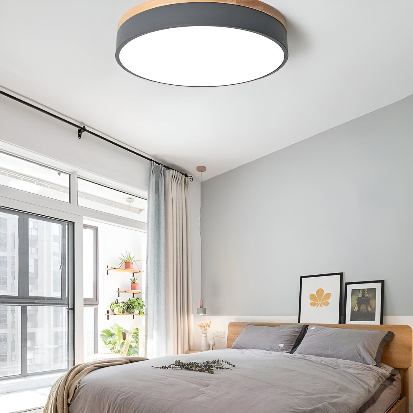 Nordic LED ronde plafondlamp van acryl, minimalistisch design HL1289