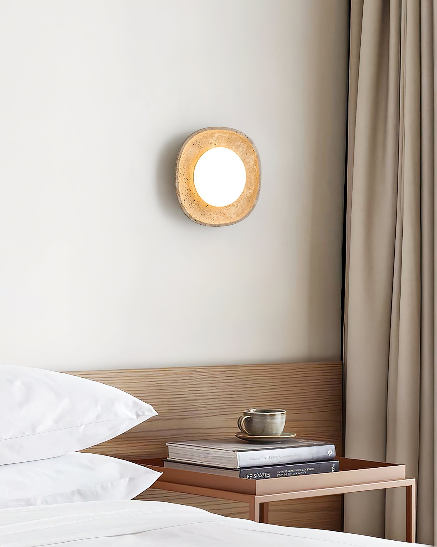 Japanse stijl Wabi-Sabi stenen wandlamp HL442