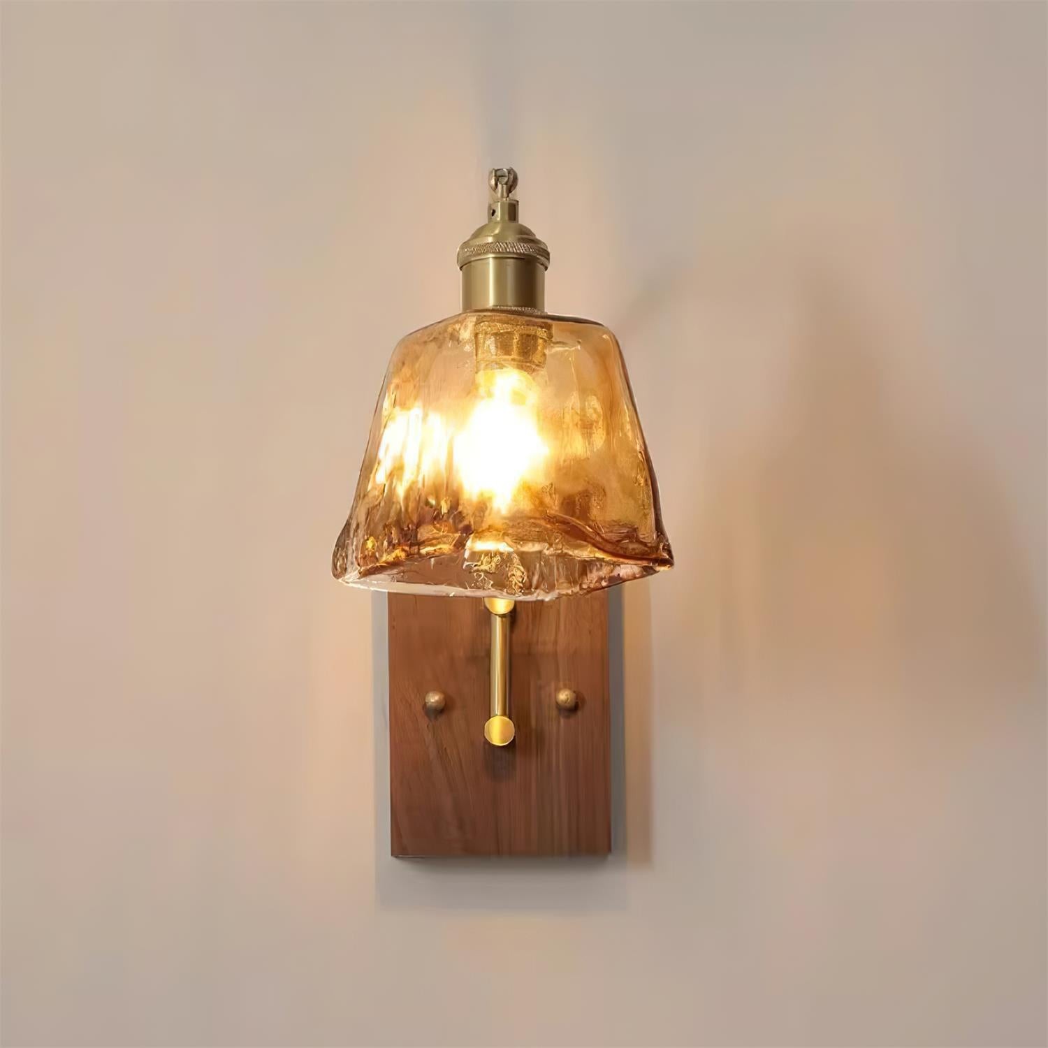 Vintage Morning Glory-vormige wandlamp HL842