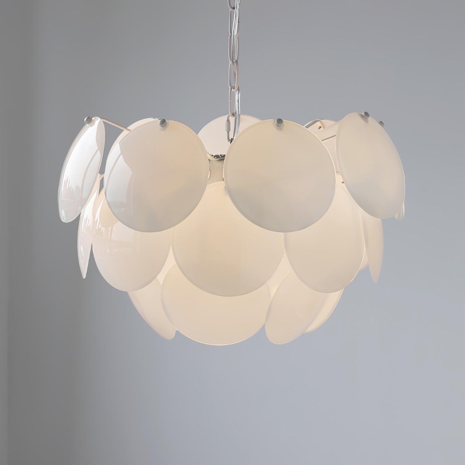 Luxe mode lichtgevende bloemblaadjes glazen kroonluchter HL581