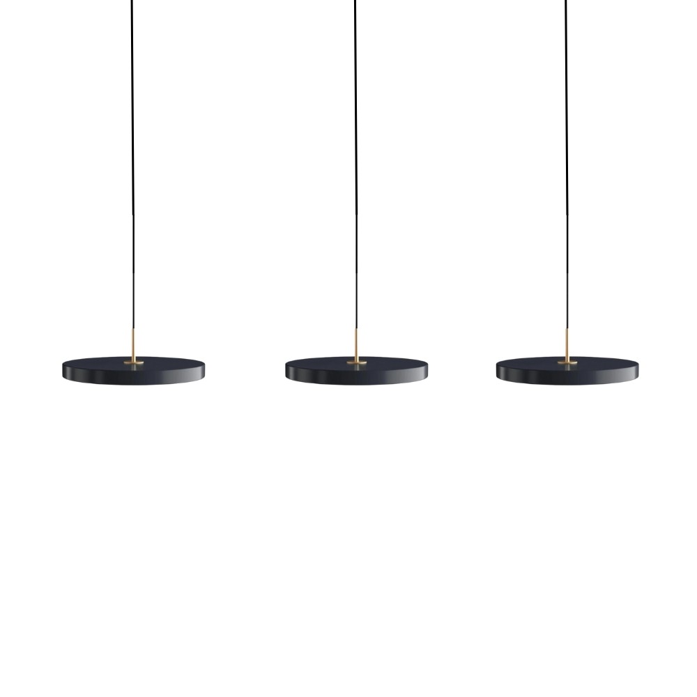 Schijfvormige Moderne Hanglamp - Zwart Wit LED Ontwerp HL1051
