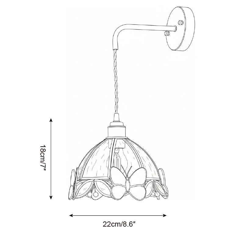 Butterfly Kaleido wandlamp HL2794