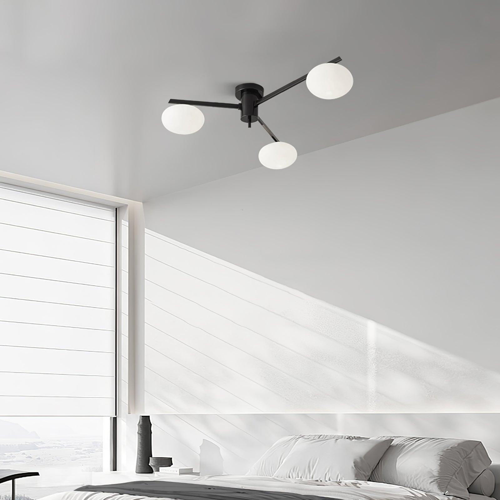 Lambda Minimalistische Nordic Glazen Plafondlamp HL1216