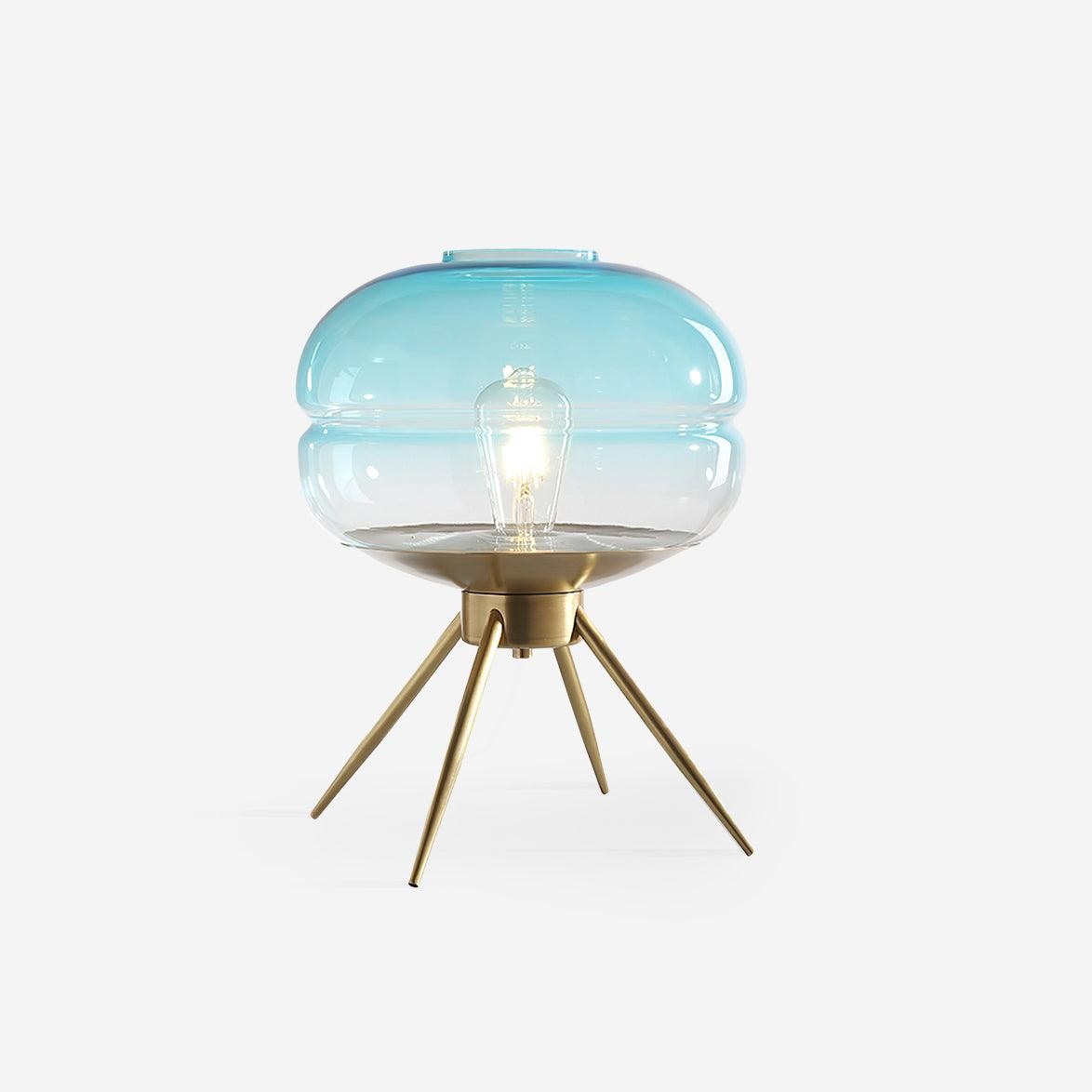 Luxe persoonlijkheid gekleurde glazen afdekking hoge tafellamp HL700