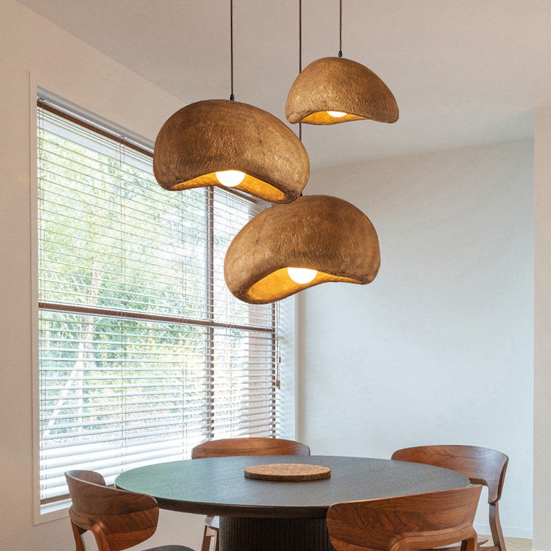 Wabi-Sabi Koffiewolk Japandi Hars Hanglamp HL3377