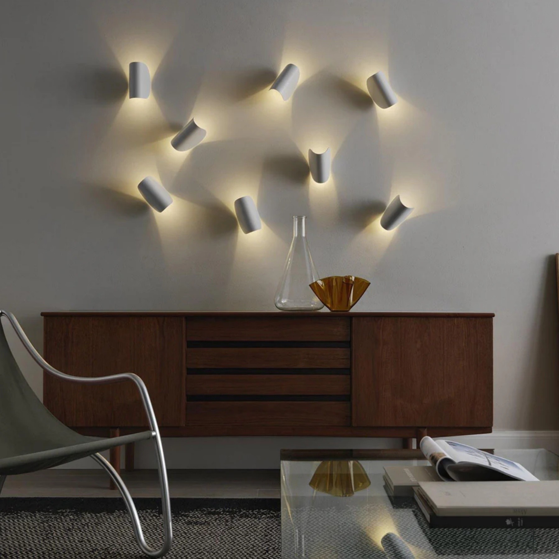 Moderne Creatieve Draaibare Boogvormige Wandlamp HL322