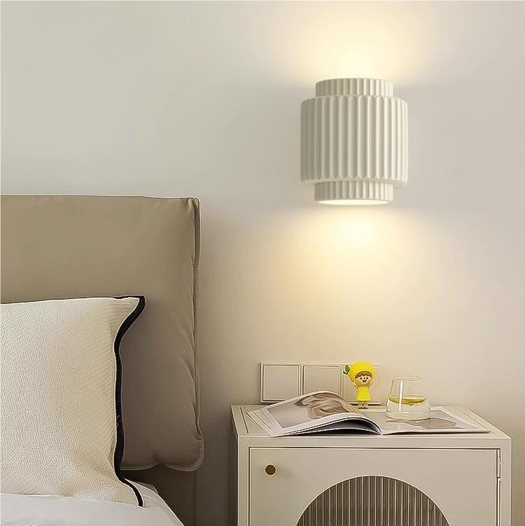 Cilinder hars semi inbouw wandlamp HL226