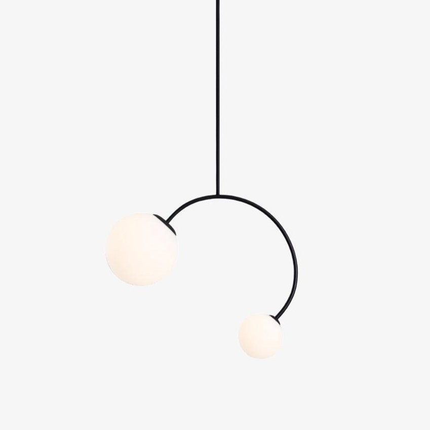 Creatieve dubbele glazen hanglamp HL365