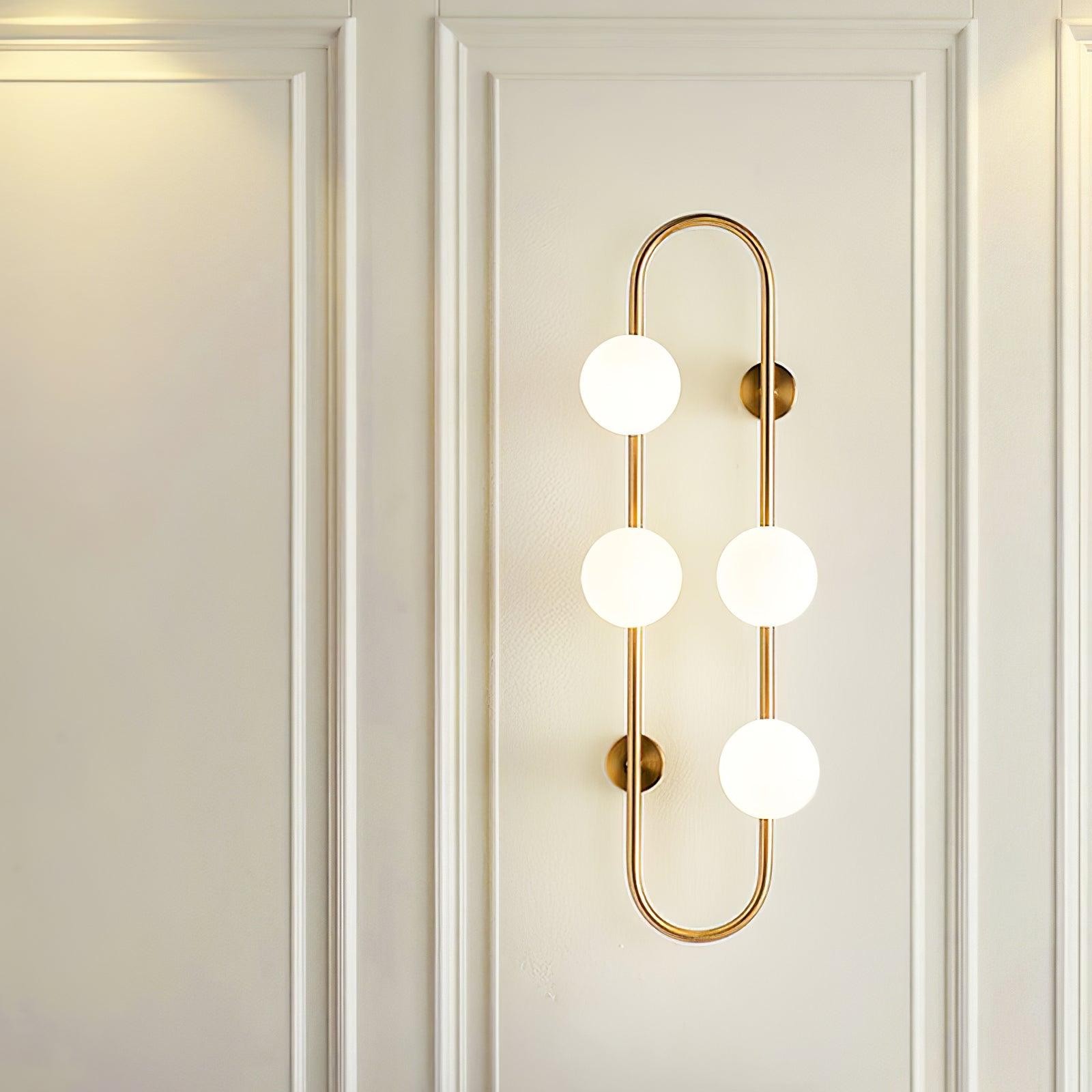 Nordic Modern Geometrische Glazen Bol Wandlamp HL400