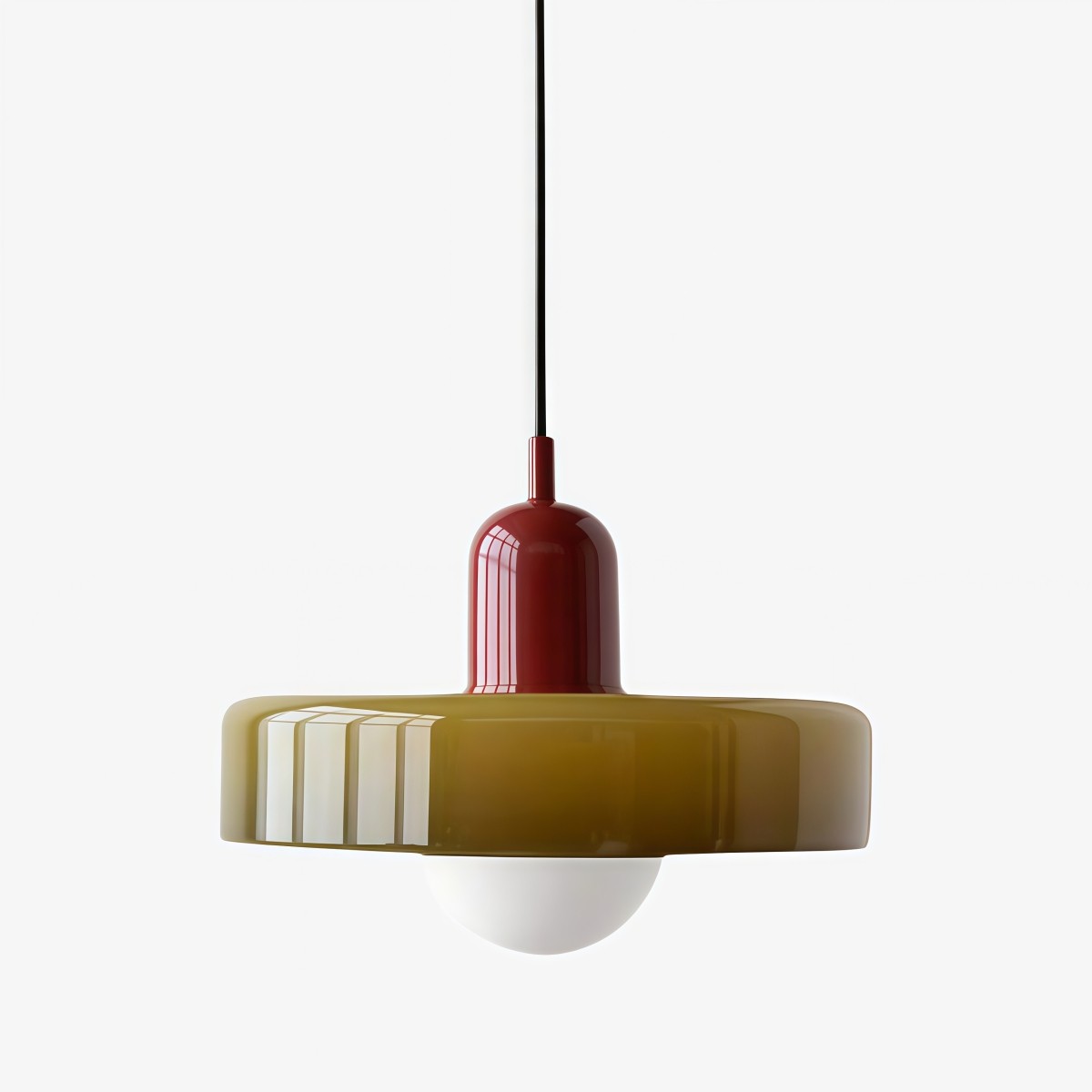Kalo Disc Kleurrijke Hanglamp - Moderne Glazen Hanglamp voor de Eetkamer HL2447
