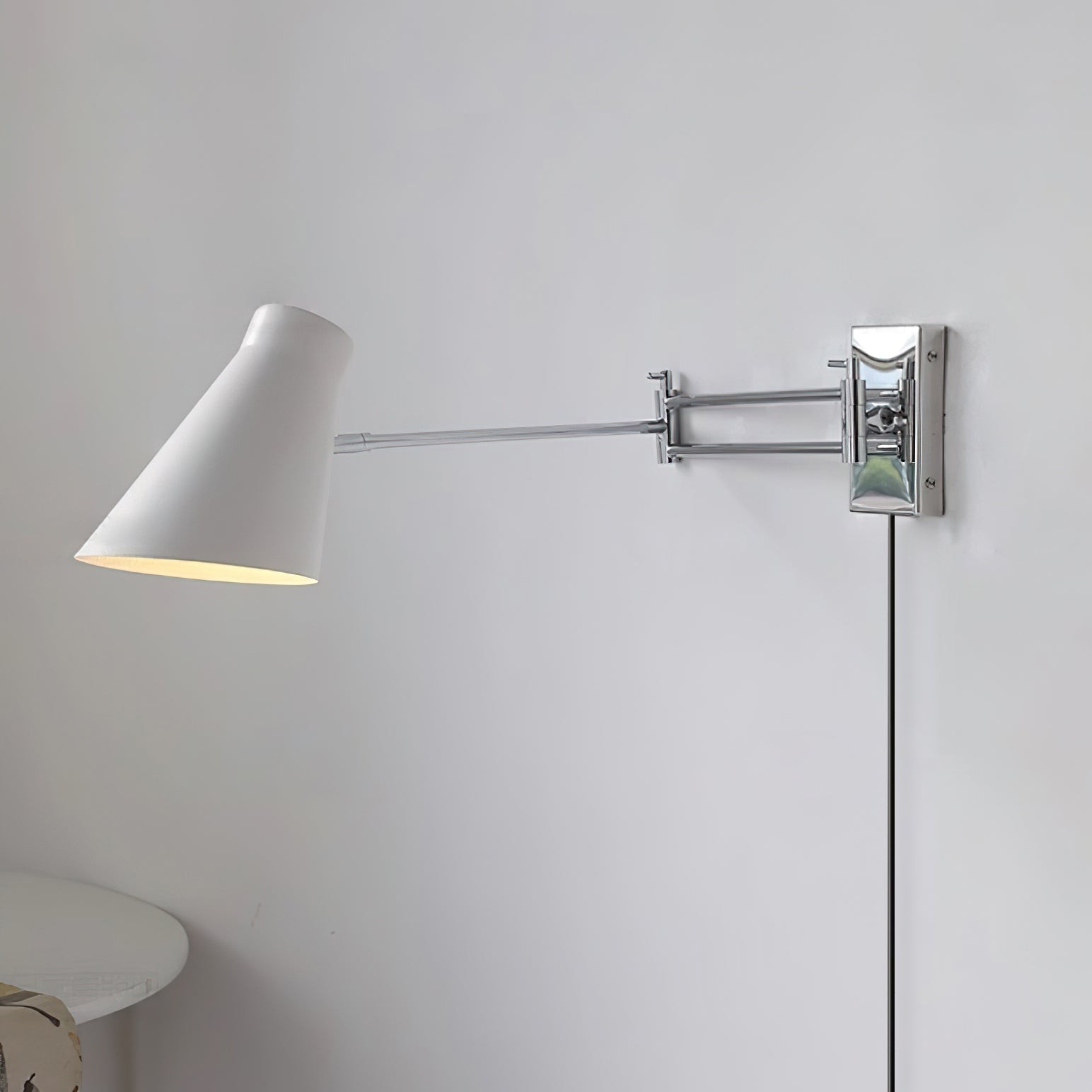 Moderne eenvoudige metalen schommellamp met stekker HL1074