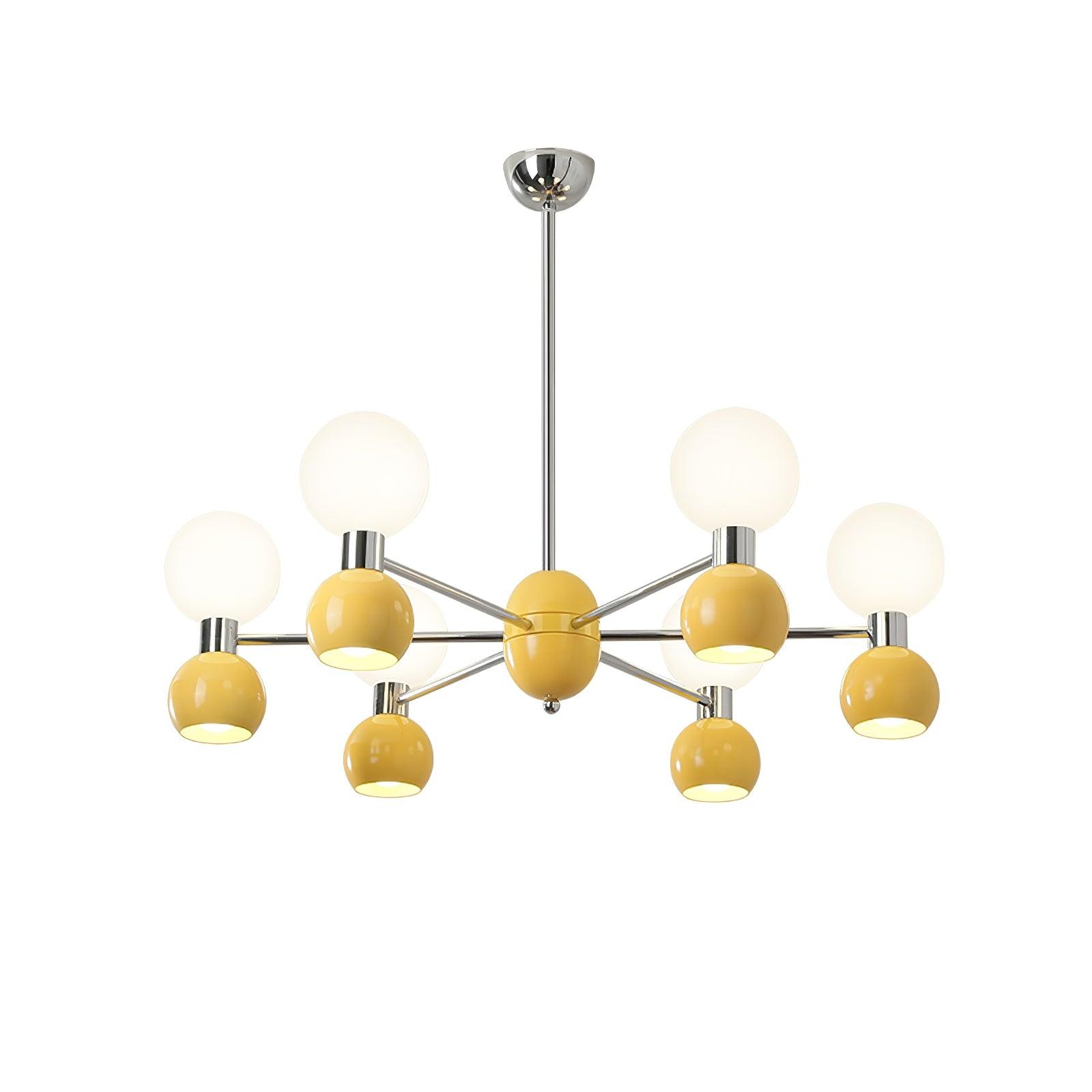 Moderne minimalistische metalen kroonluchter met meerdere koppen HL855