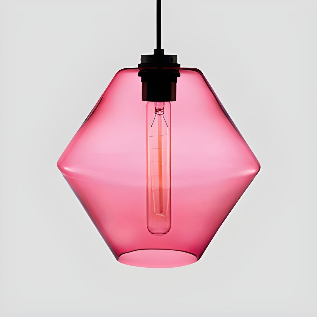 Hanglamp in de Crystalline-serie - Geblazen Glas Veelkleurige Glazen Hanglamp HL1056