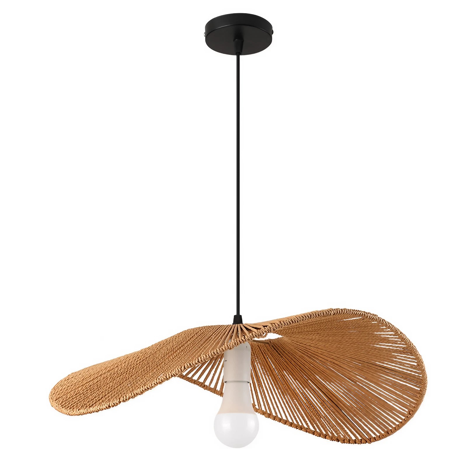Rustieke Wabi Sabi Strohoed Hanglamp HL206