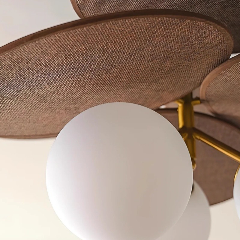 Orrise Plafondlamp met overlappend bladdesign – Moderne decoratieve lamp voor interieurs HL2315