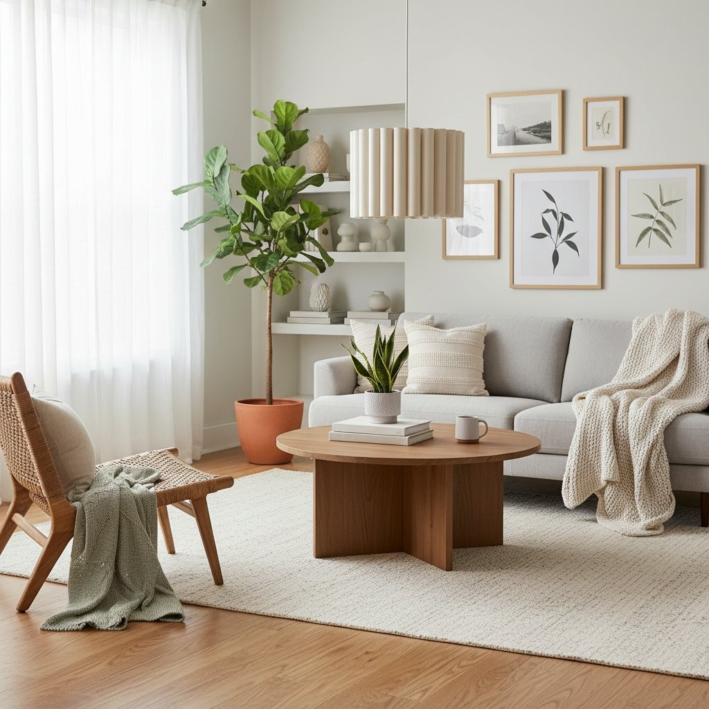 Velura hanglamp - Beige linnen kap voor eet- en woonkamer HL2270