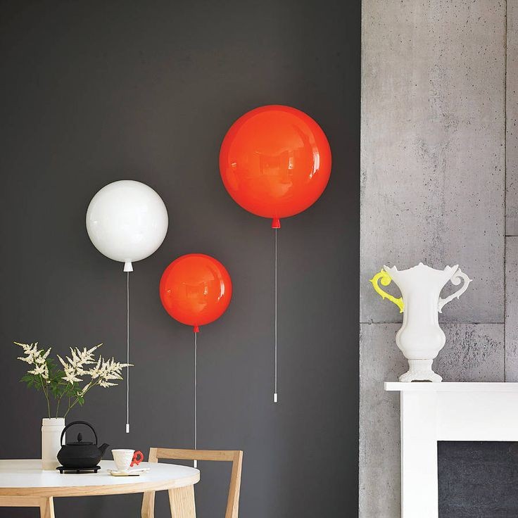 Kleurrijke MEMORY Ballon Wandlamp Kinderkamer