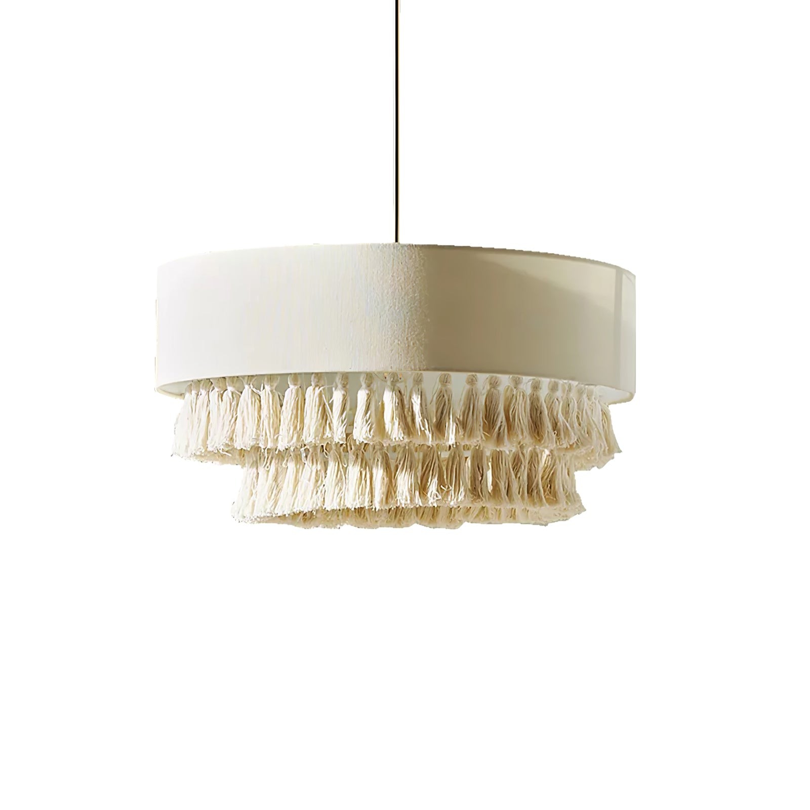 Boheemse henneptouw kwast kroonluchter HL421