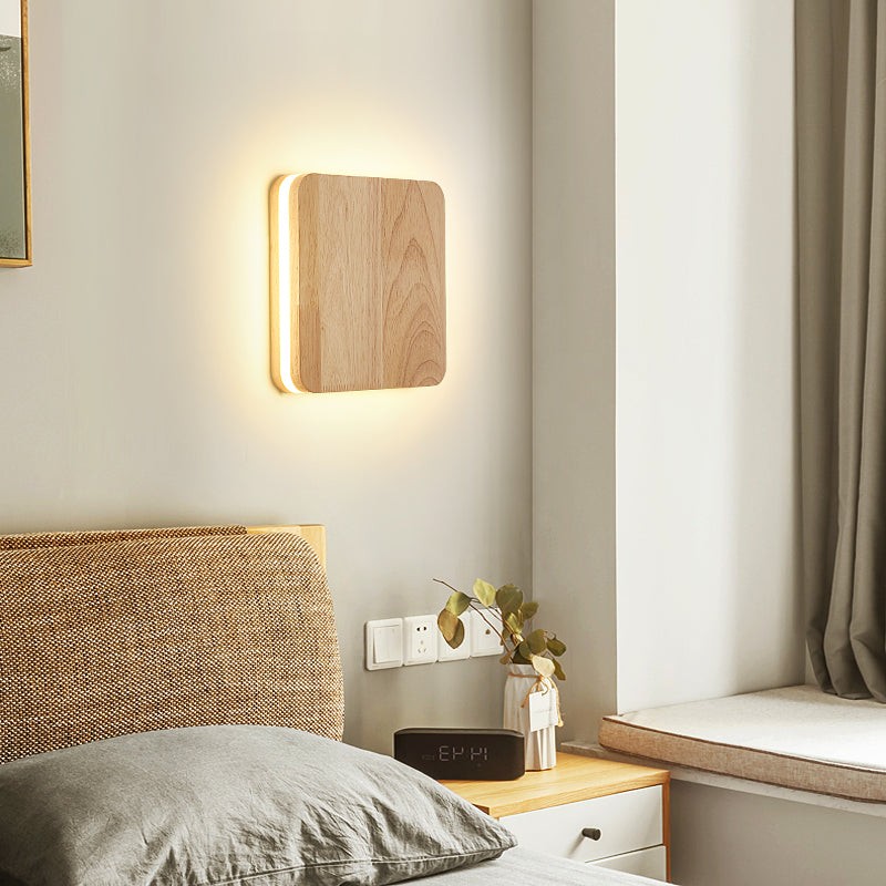 Wandlamp in Japanse wabi-sabi stijl