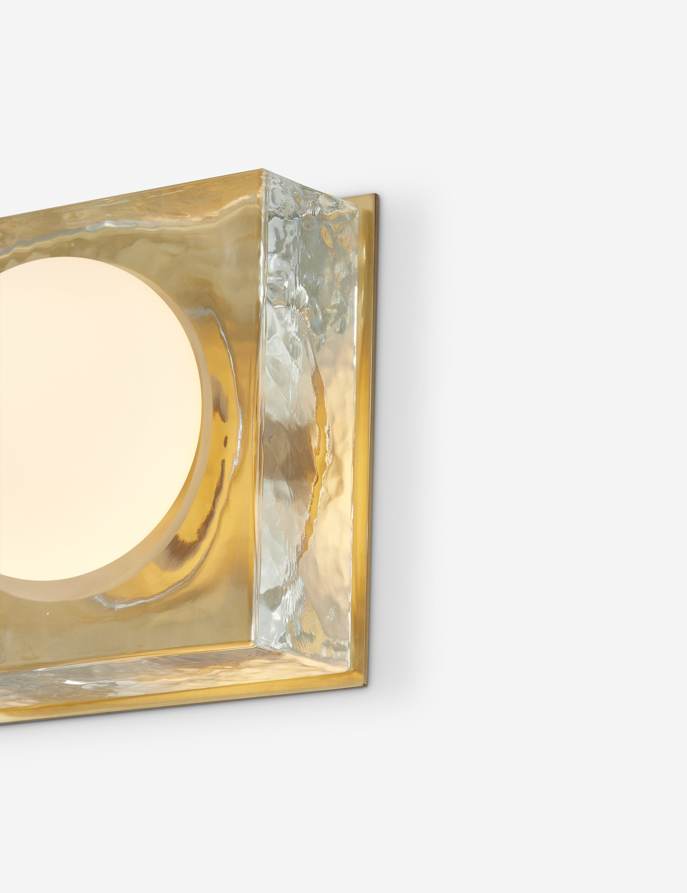 Vellaro wandlamp van glas en metaal - tijdloze stijl voor keuken- en kantoorverlichting HL1880