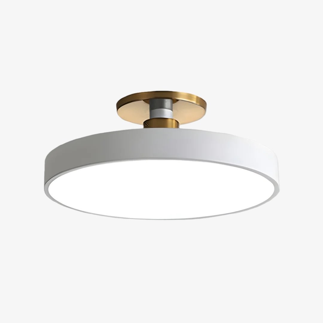 Ceilivon Plafondlamp met brede diffuser, vlakke montage - Moderne stijl voor de woonkamer HL2313