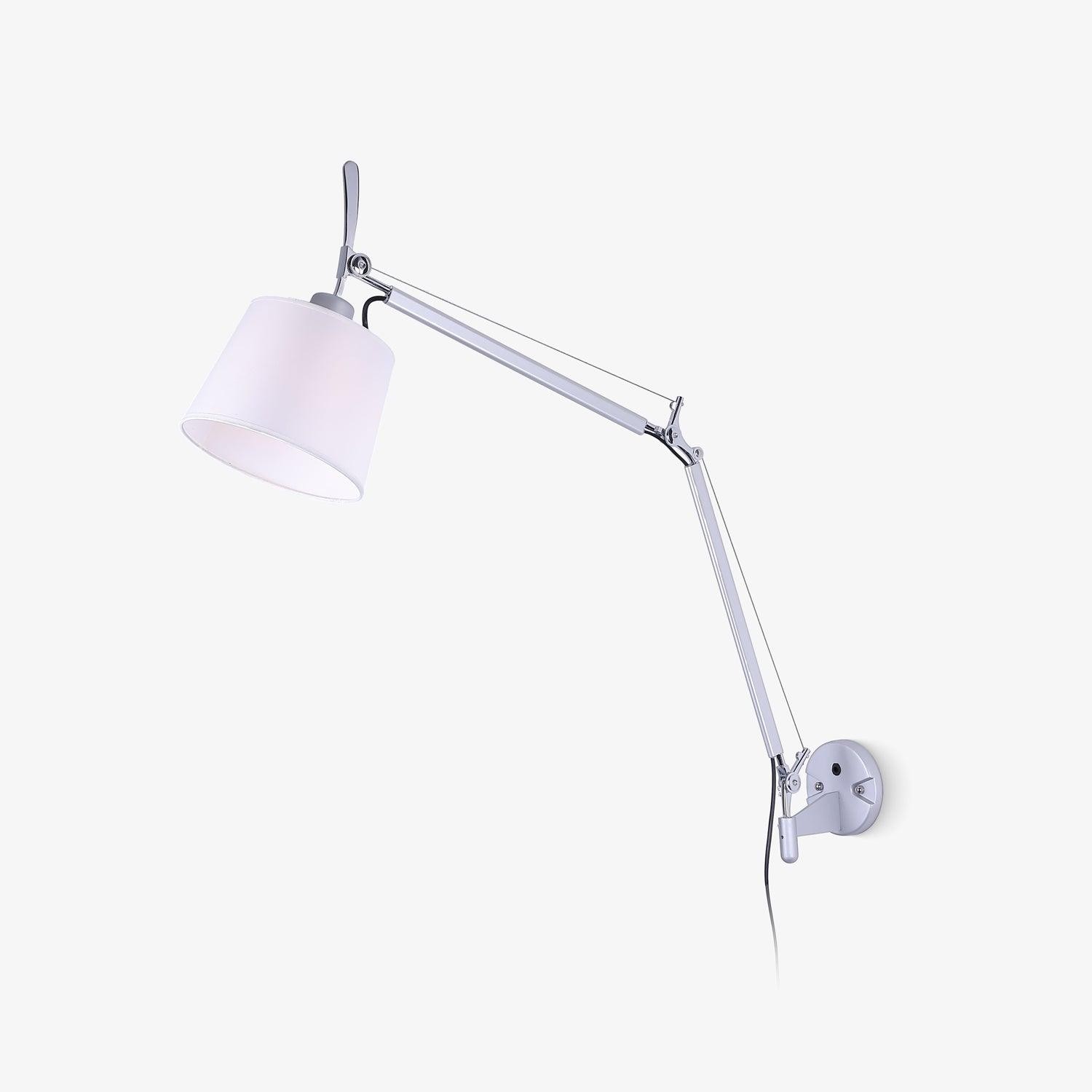 Moderne metalen wandlamp met emmerdesign en wip HL1109