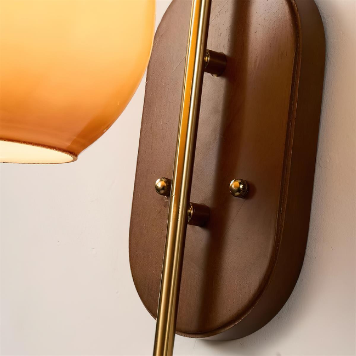 Amerikaanse Retro Bolvormige Wandlamp HL559