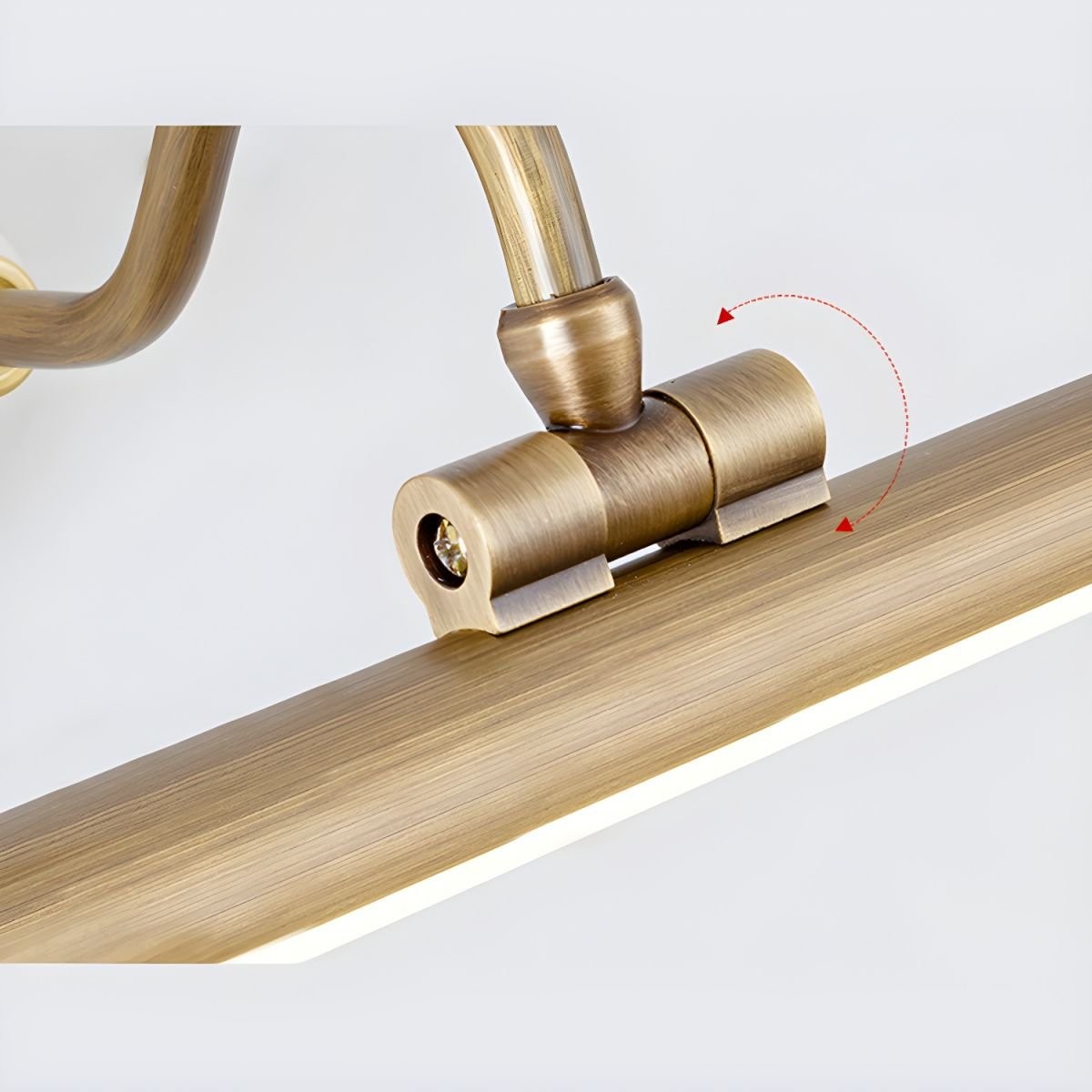 Metalen vaste verstelbare lineaire wandlamp HL358
