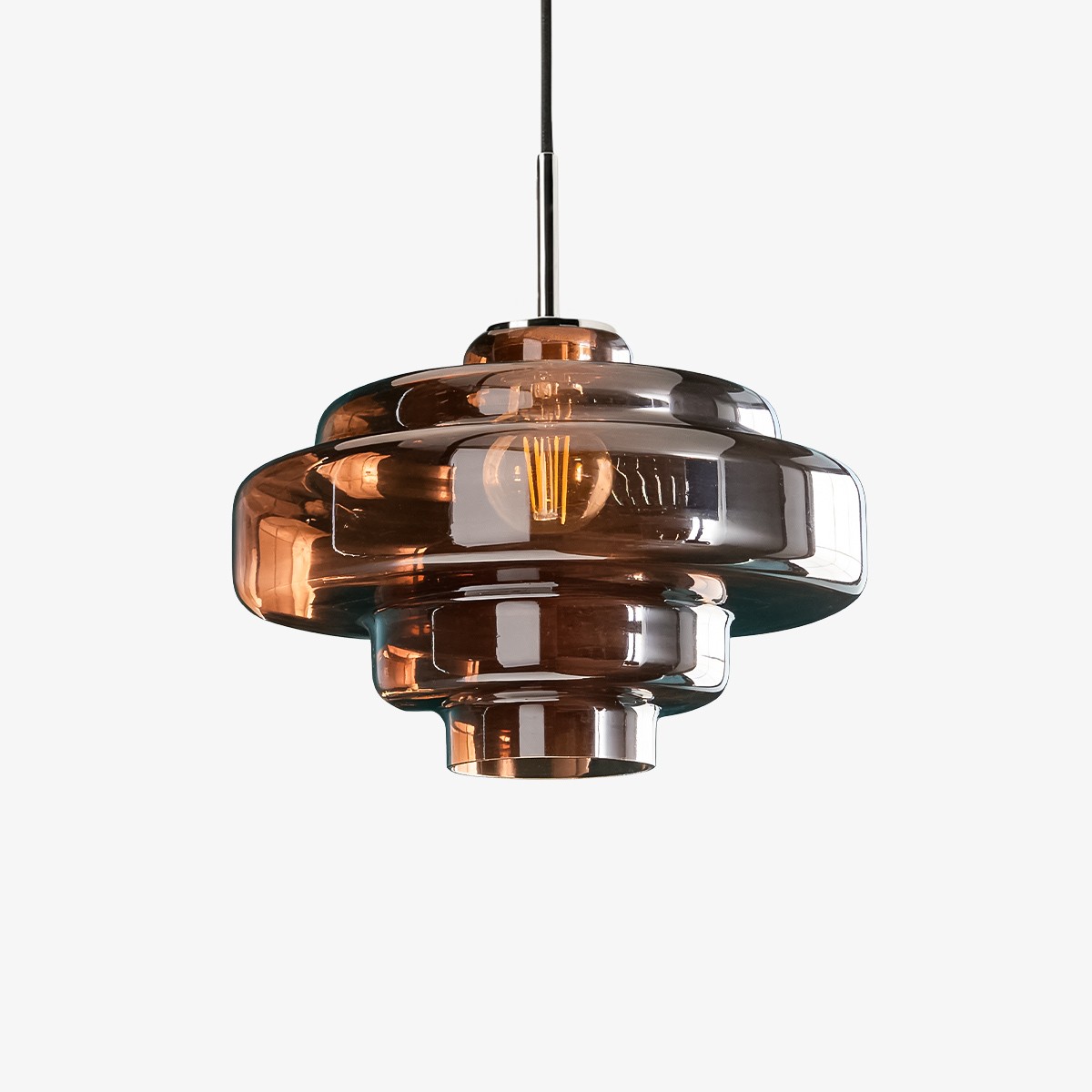 Koloro Kleurrijke Bauhaus Glazen Hanglamp - Levendige Meerlaagse Lamp voor de Keuken HL1332