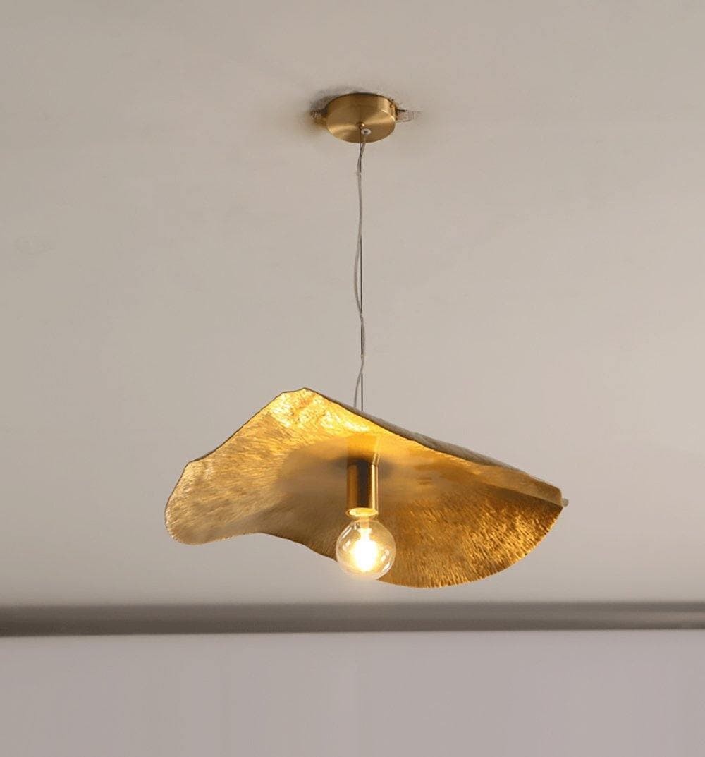 Gehamerde messing hanglamp HL1396