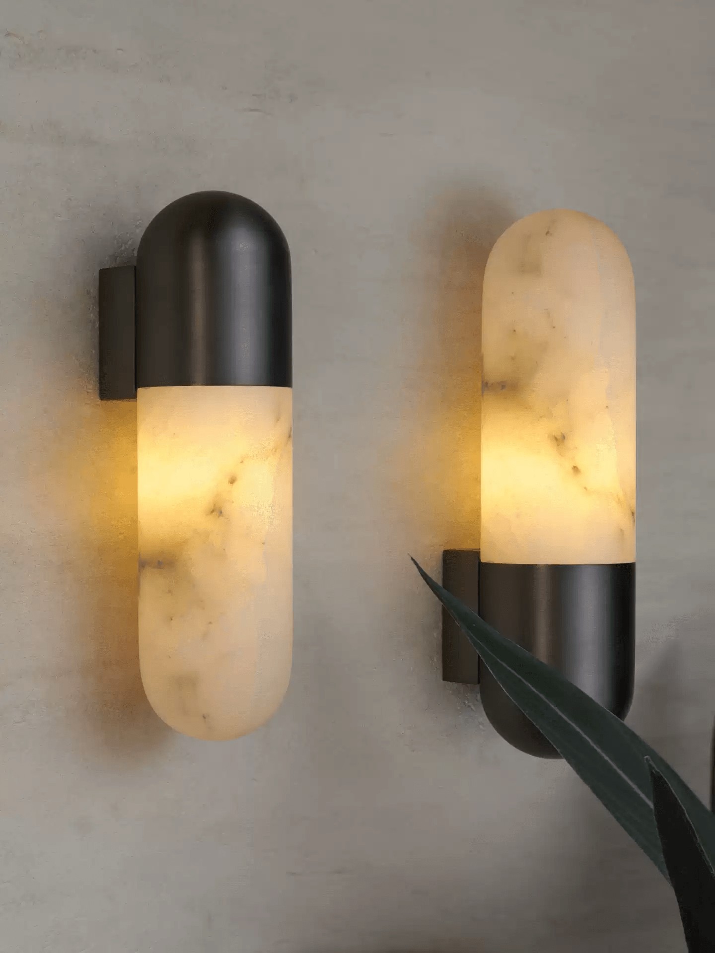 Capsule Alabaster Wandlamp HL2958