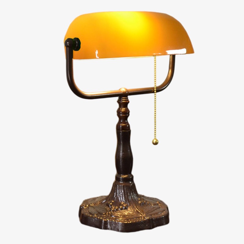 TF Tivanny Bureaulamp met bloemenmotief en glas-in-lood - Vintage tafellamp voor slaapkamer, studeerkamer of woonkamer HL3553