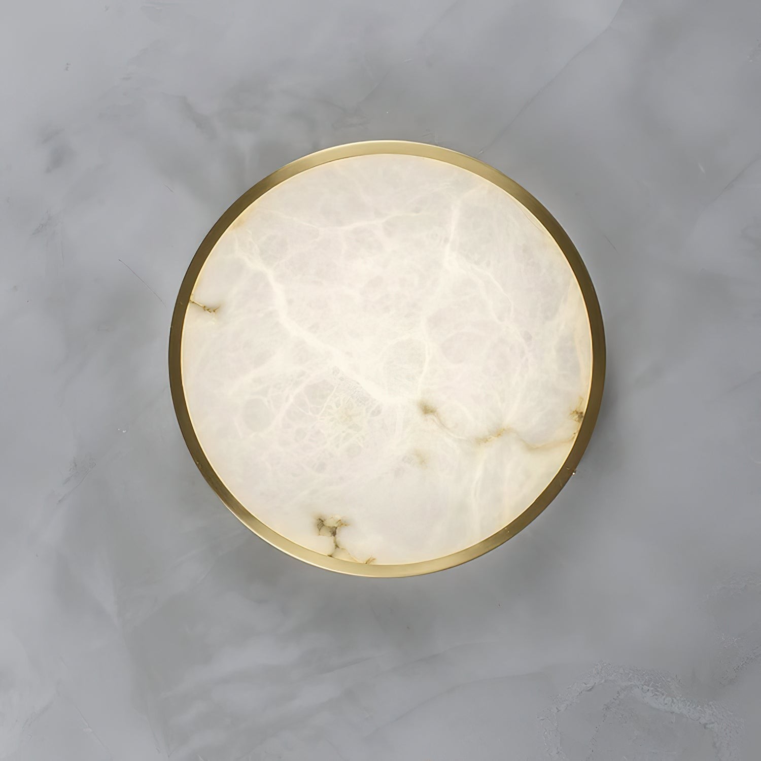 Geometrische albasten inbouwplafondlamp HL2984