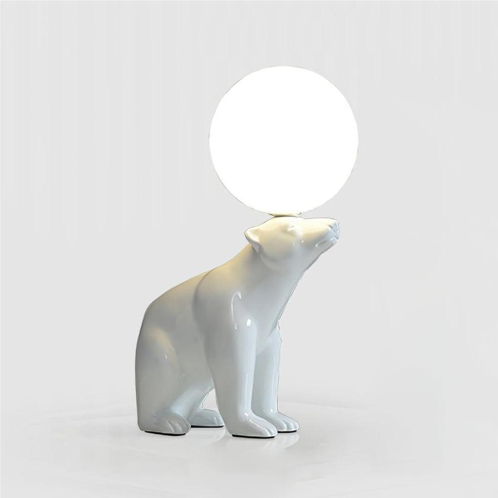 Creatieve witte tafellamp met dierenbeervorm HL124