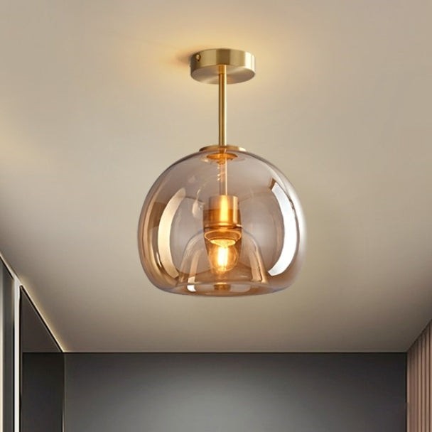 Retro Bubble Concave Glazen Plafondlamp HL847