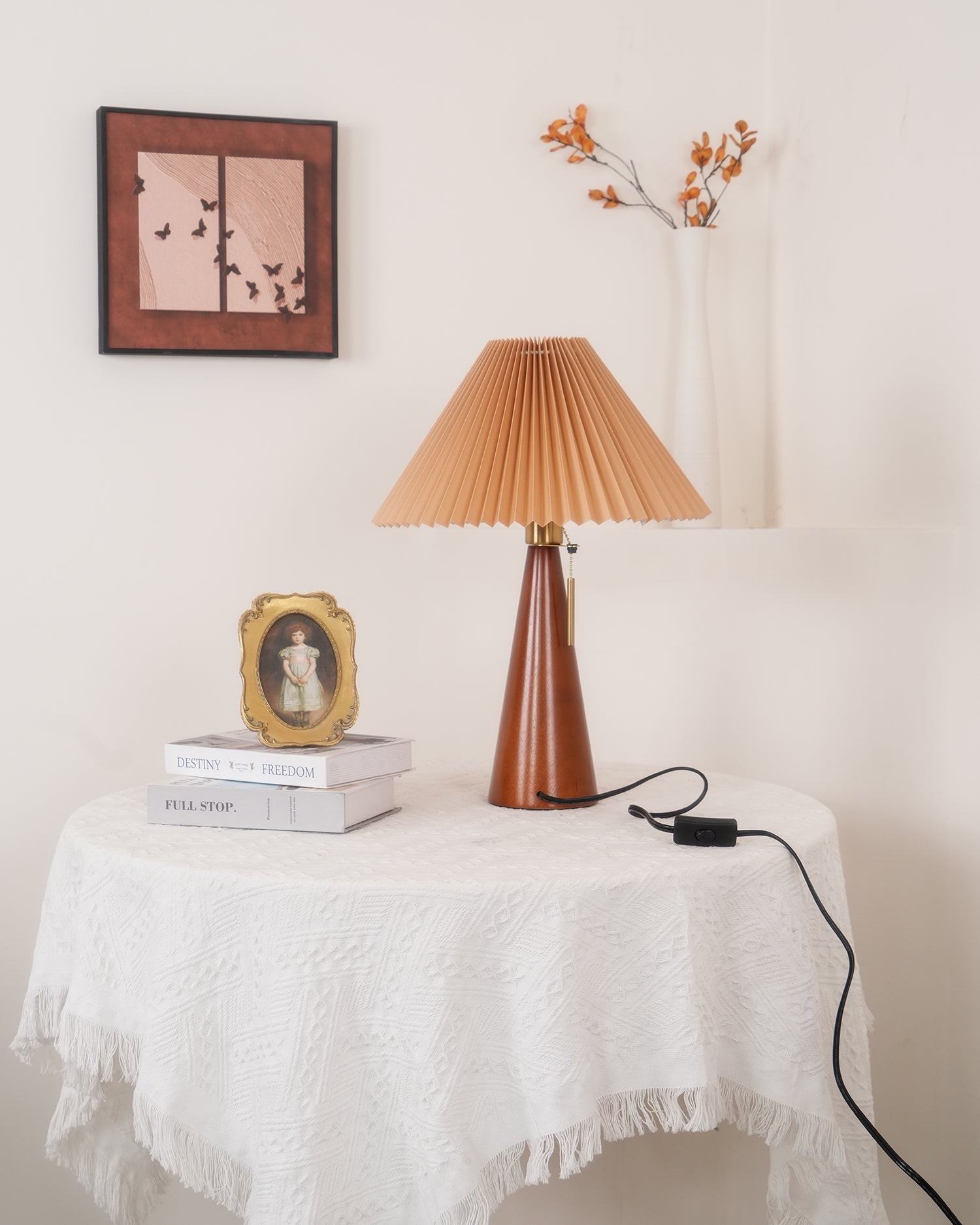 Mode Vintage Houten Tafellamp HL548