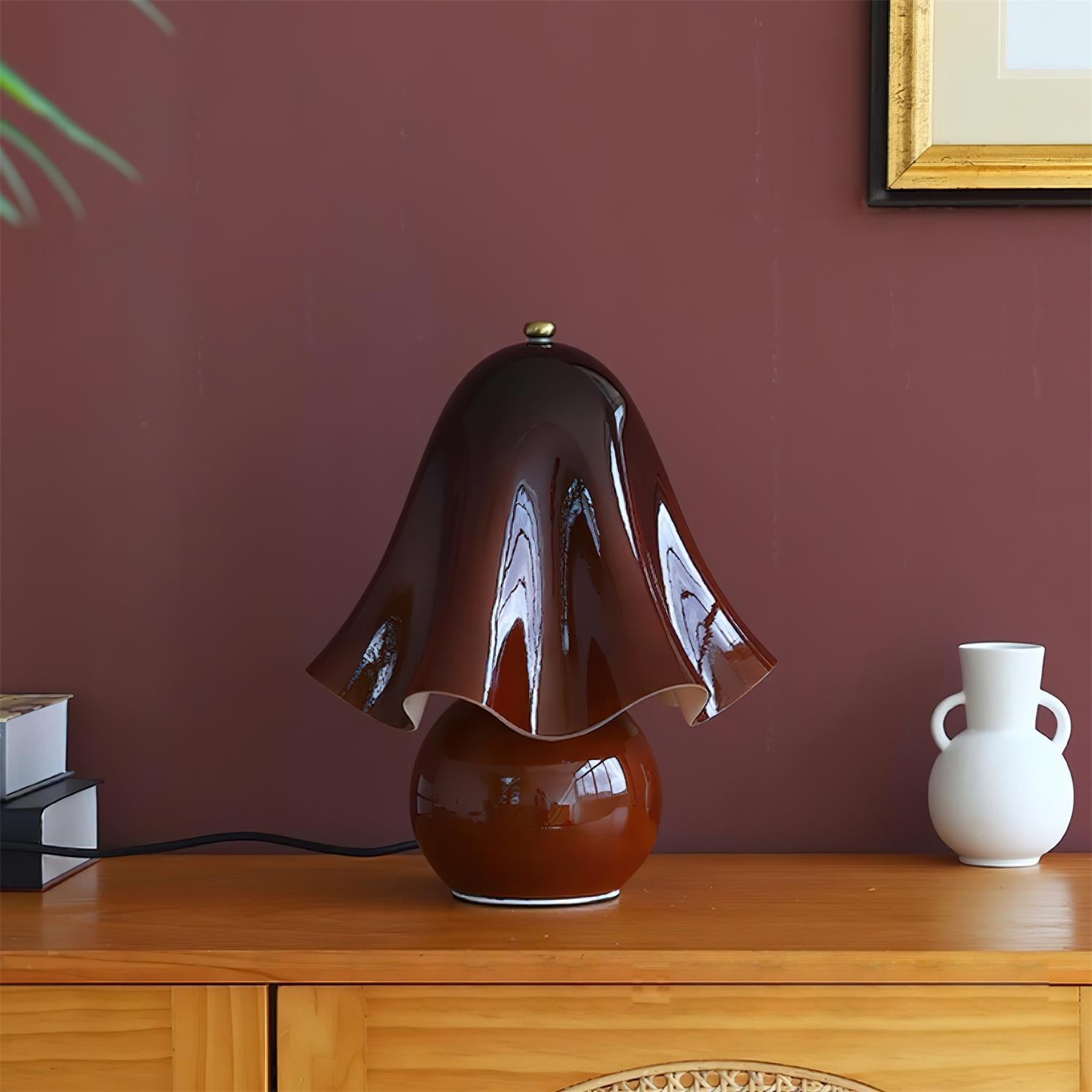 Bellina Decoratieve Tafellamp - Sculpturale Klokvormige Bloemvorm HL1644