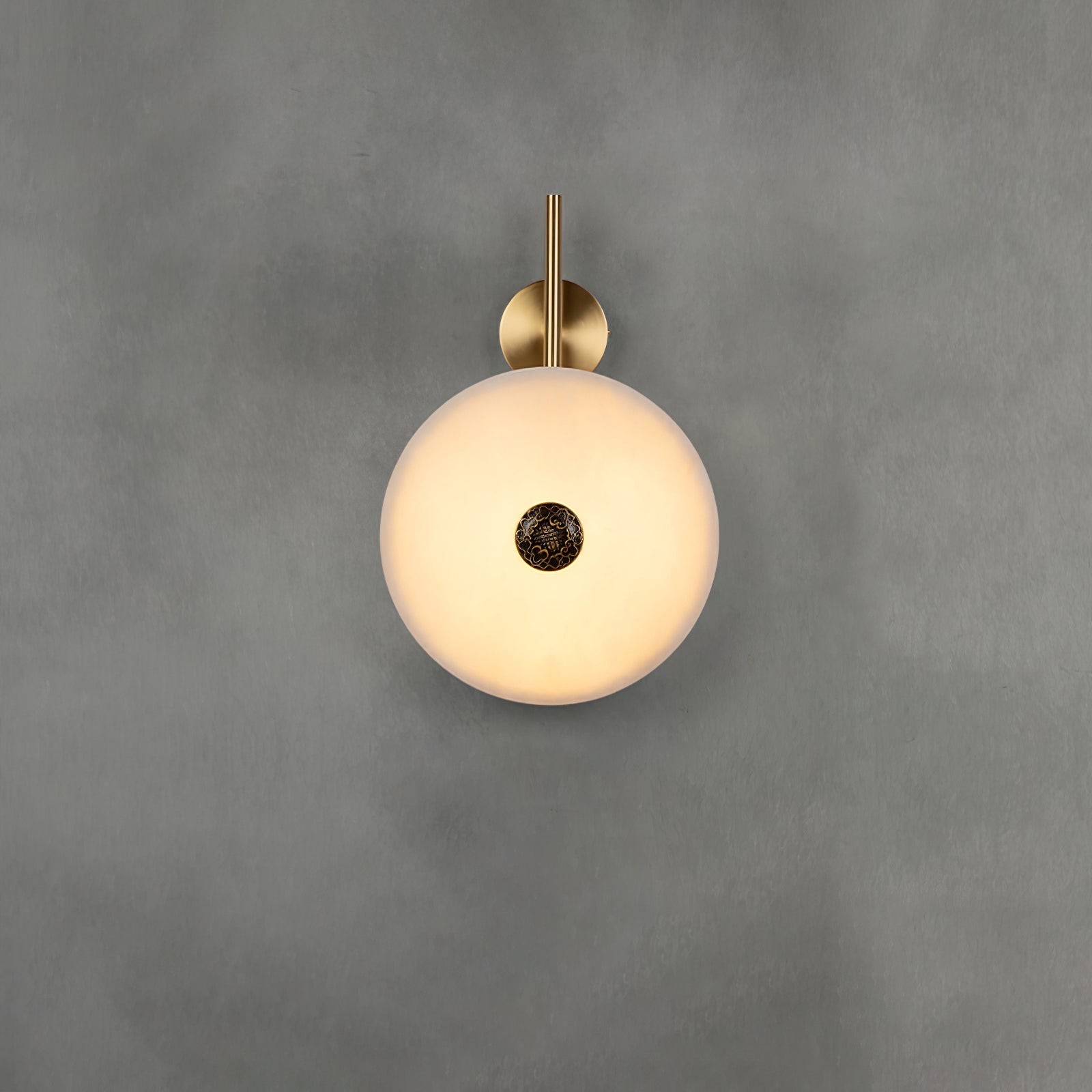 Lichte luxe schijfvormige wandlamp HL346