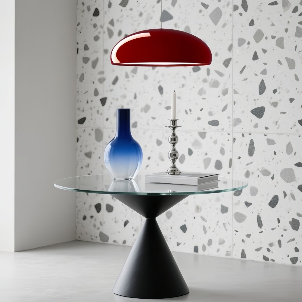Hanglamp in de vorm van een metalen kom - Kleurrijke bollamp voor de slaapkamer HL1319