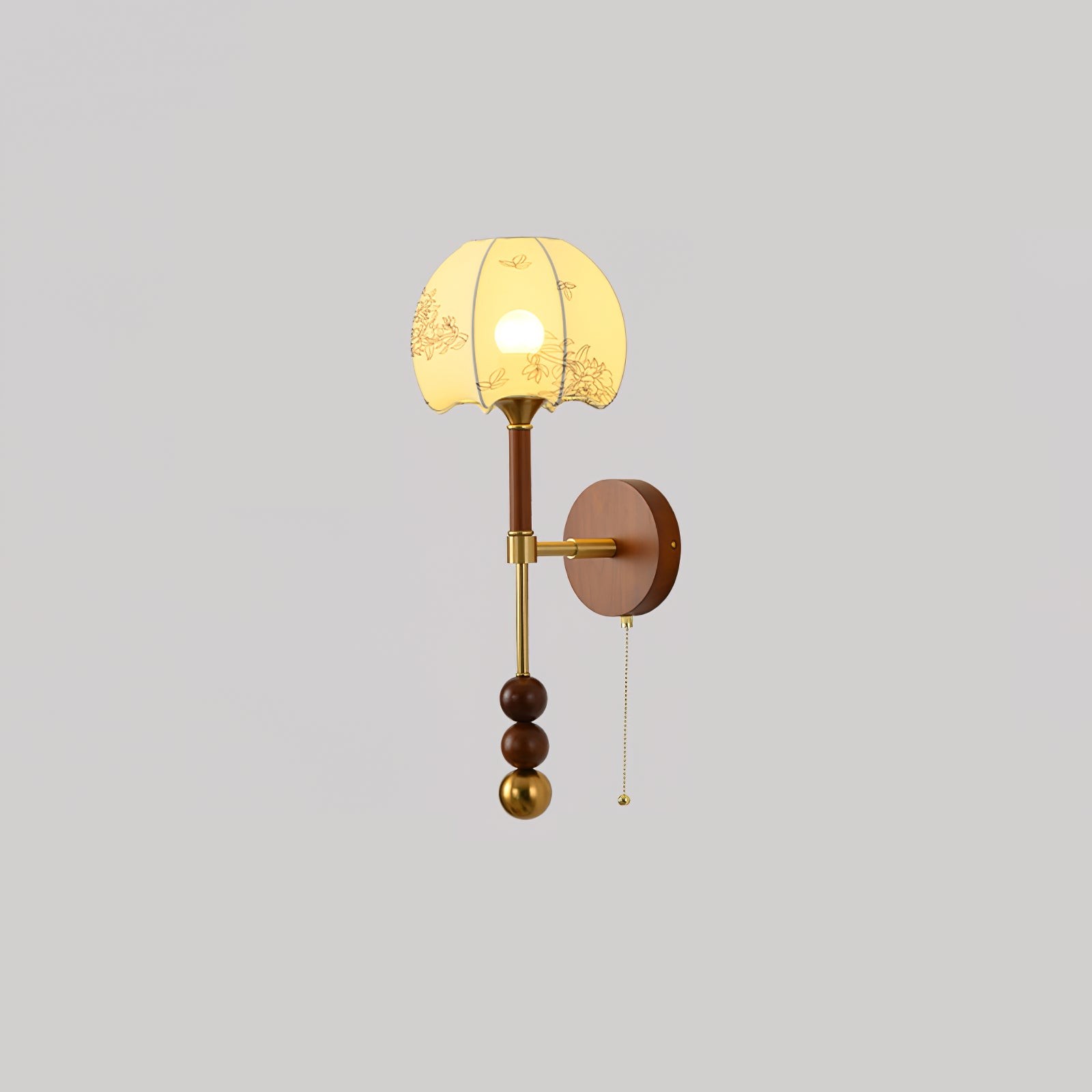 Retro Massief Houten Serie Wandlamp HL769
