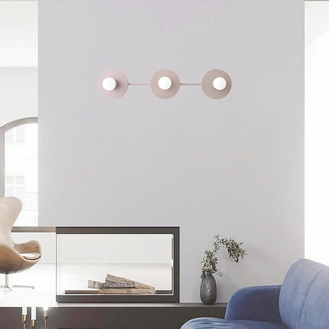 Sferische wastafelwandlamp - Moderne badkamerverlichting met 3 lampen HL1411