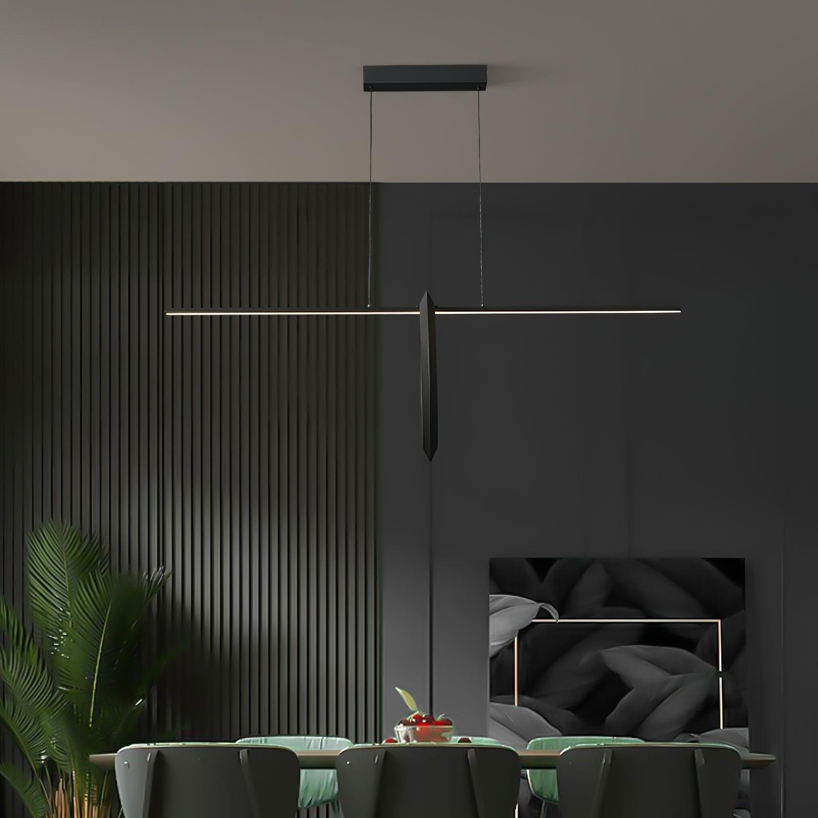 Minimalistische high-end geometrische lijn hanglamp HL557
