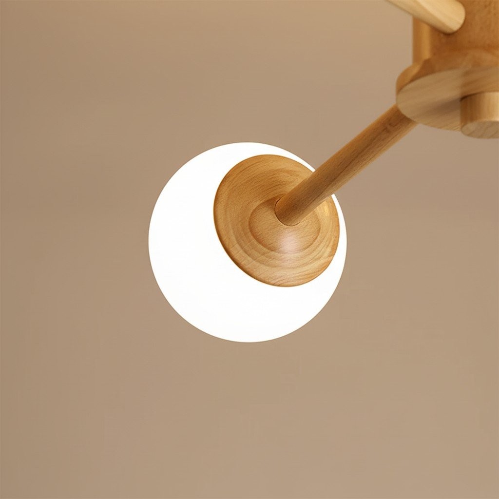 Orrise Molecular Design Plafondlamp - Artistieke Kroonluchter met Takkendesign voor Thuis HL2322