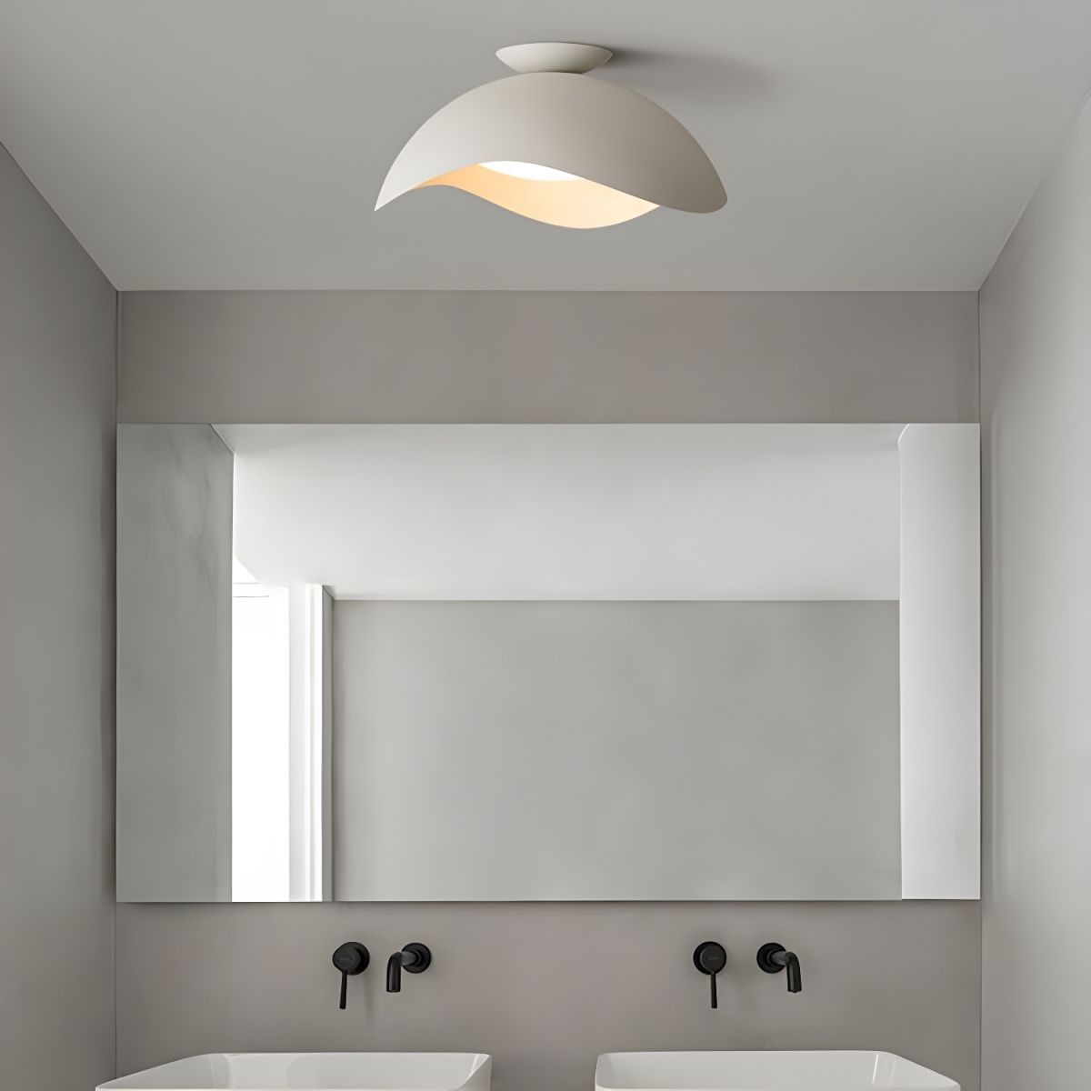 Eenvoudige Wave Plafondlamp HL744