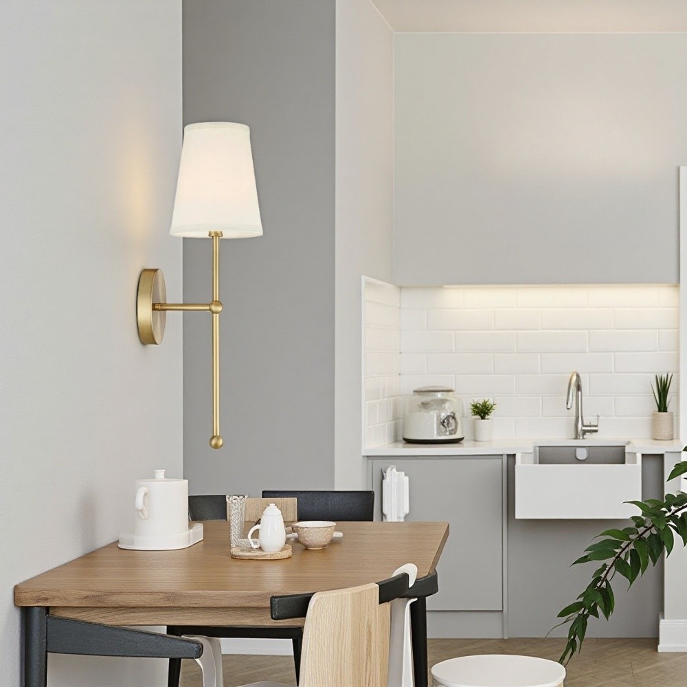 Moderne minimalistische elegantie gouden wandlamp HL982