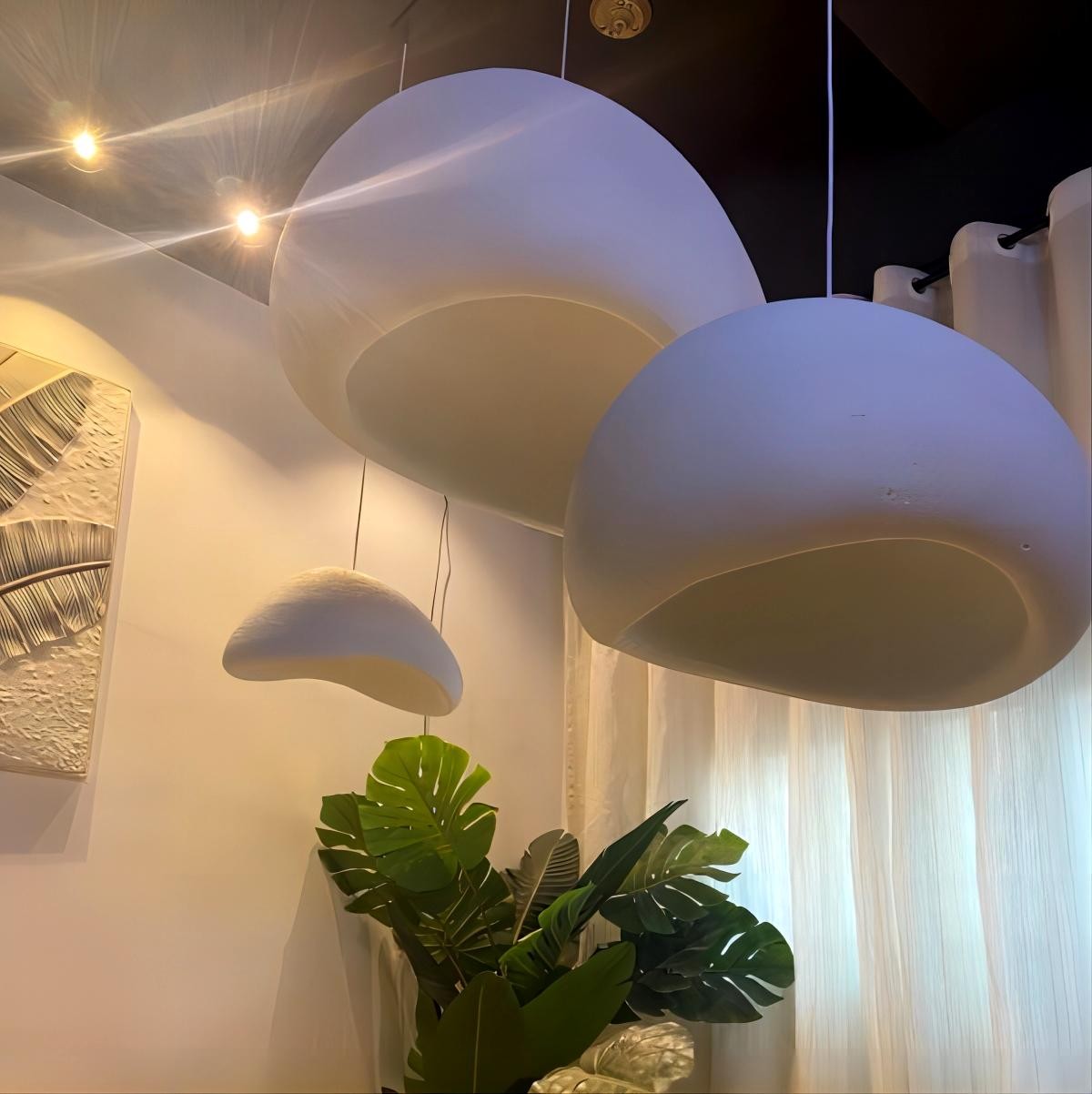 Wabi-sabi stijl Khmara Koepel Hanglamp