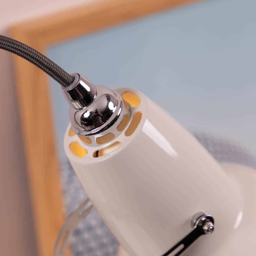 Modryx metalen mini-tafellamp - Klassieke tafellamp met geometrische voet voor de woonkamer HL2354