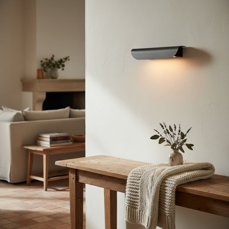Hidra Moderne Metalen Wandlamp - Minimalistische Downlight Wandlamp voor Moderne Woningen HL1923