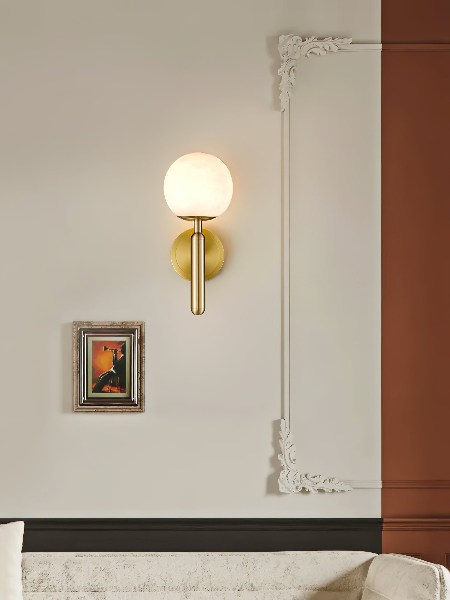 Mian alabaster wandlamp HL2992