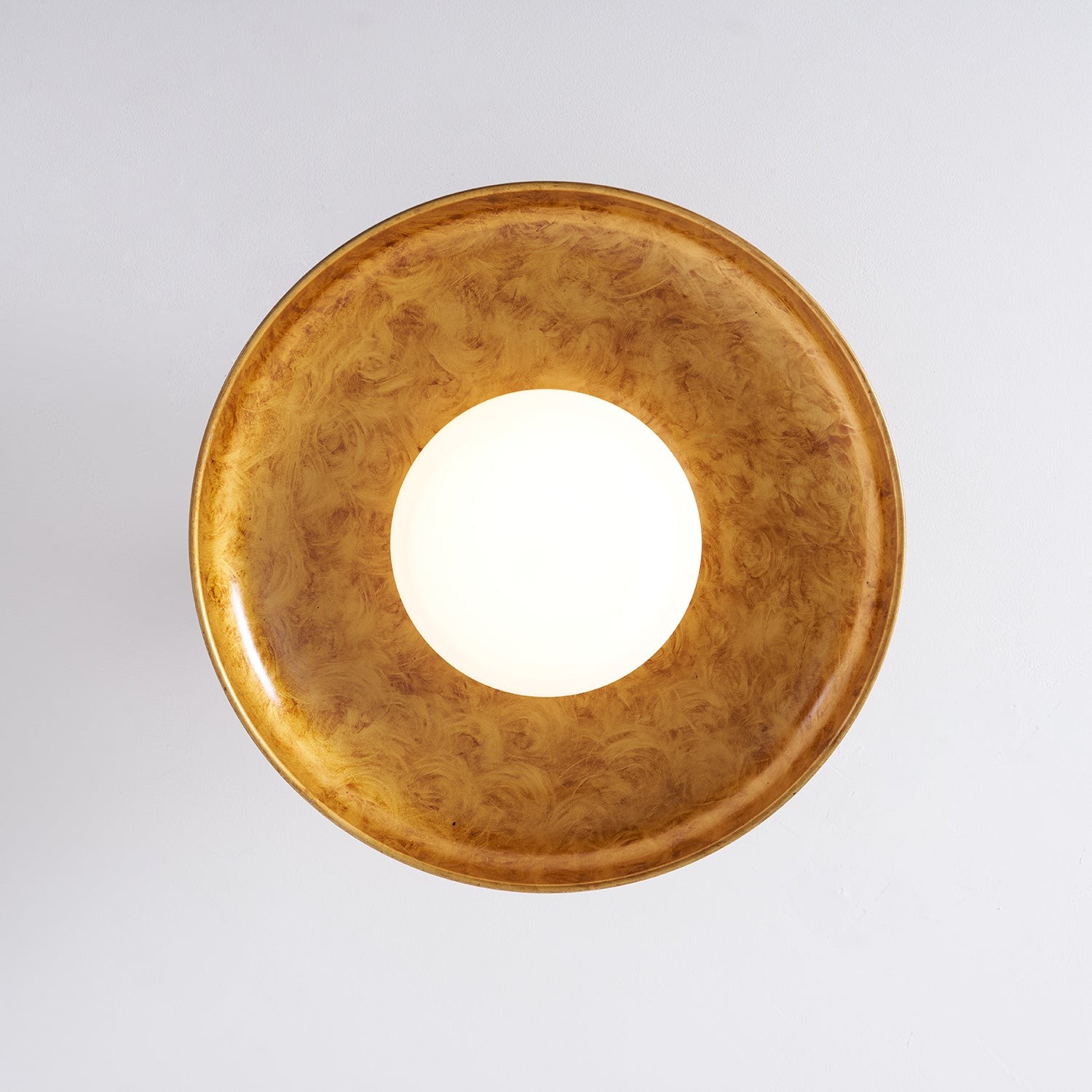 Plafondlamp met plat paneel in potdekselstijl HL3250